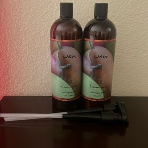 Two bottles Wen Cleansing Conditioner Fall Tuscan Pear - 32oz NEW with pumps